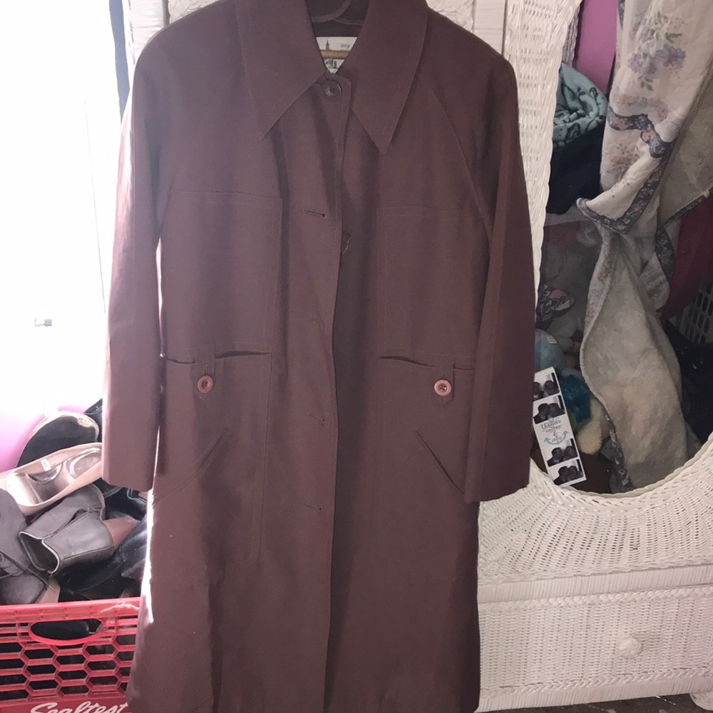 Brown coat